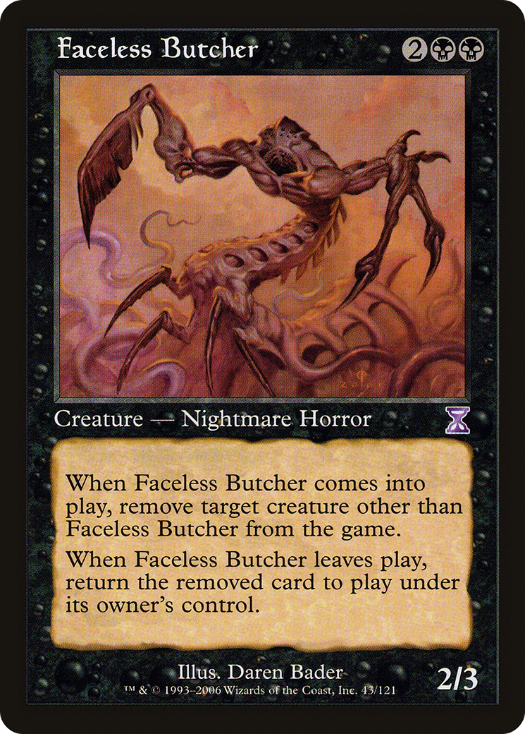 Faceless Butcher [Time Spiral Timeshifted] - The Mythic Store | 24h Order Processing