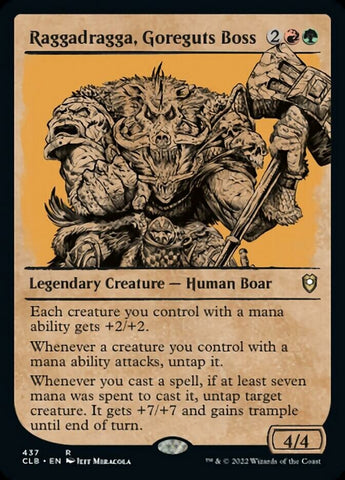 Raggadragga, Goreguts Boss (Showcase) [Commander Legends: Battle for Baldur's Gate] - The Mythic Store | 24h Order Processing