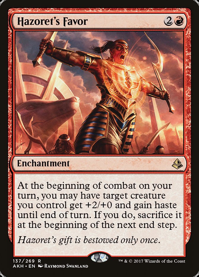 Hazoret's Favor [Amonkhet] - The Mythic Store | 24h Order Processing