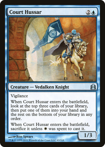 Court Hussar [Commander 2011] - The Mythic Store | 24h Order Processing