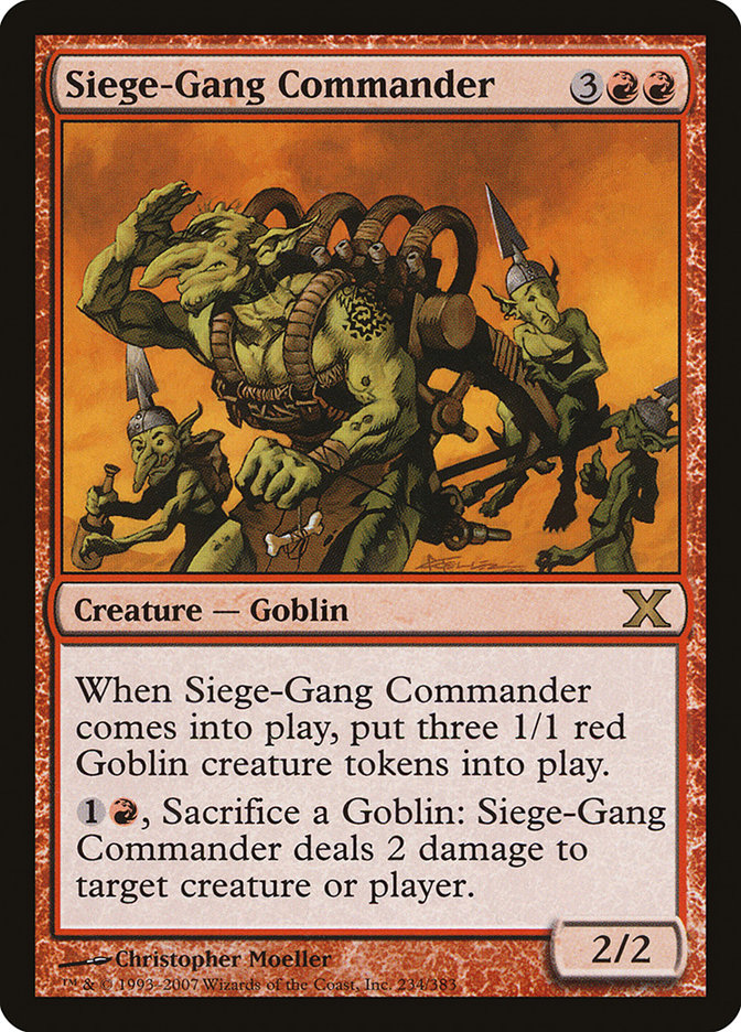 Siege-Gang Commander [Tenth Edition] - The Mythic Store | 24h Order Processing