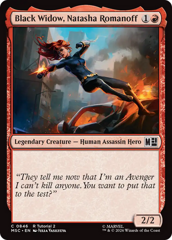 Black Widow, Natasha Romanoff (0846) [Marvel Super Heroes Commander] - The Mythic Store | 24h Order Processing