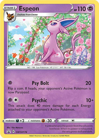 Espeon (SWSH174) [Sword & Shield: Black Star Promos] - The Mythic Store | 24h Order Processing