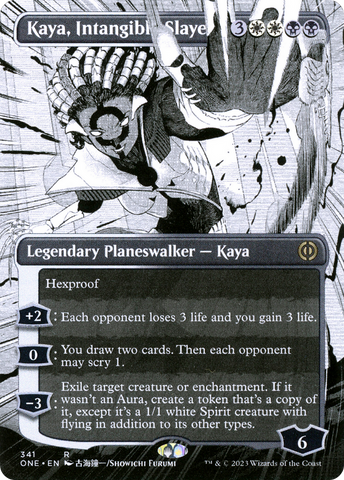 Kaya, Intangible Slayer (Borderless Manga) [Phyrexia: All Will Be One] - The Mythic Store | 24h Order Processing