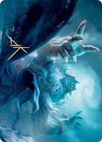 Cyclone Summoner Art Card (Gold-Stamped Signature) [Kaldheim Art Series] - The Mythic Store | 24h Order Processing