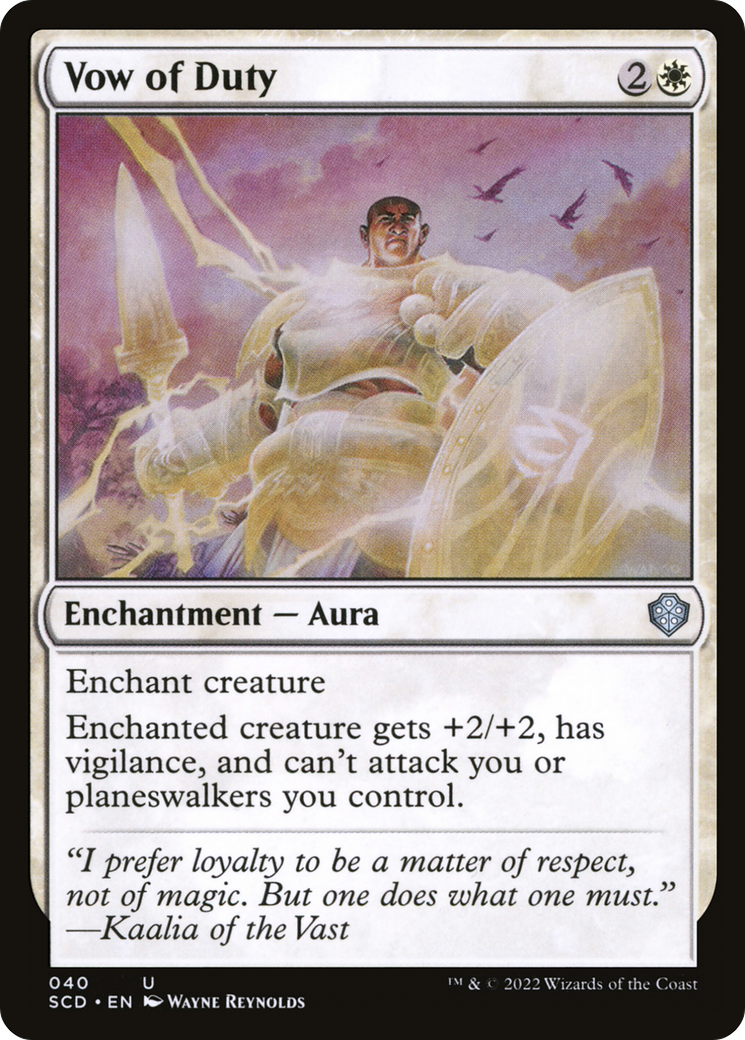 Vow of Duty [Starter Commander Decks] - The Mythic Store | 24h Order Processing