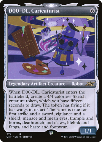 D00-DL, Caricaturist (Showcase) [Unfinity] - The Mythic Store | 24h Order Processing