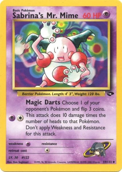 Sabrina's Mr. Mime (59/132) [Gym Challenge Unlimited] - The Mythic Store | 24h Order Processing