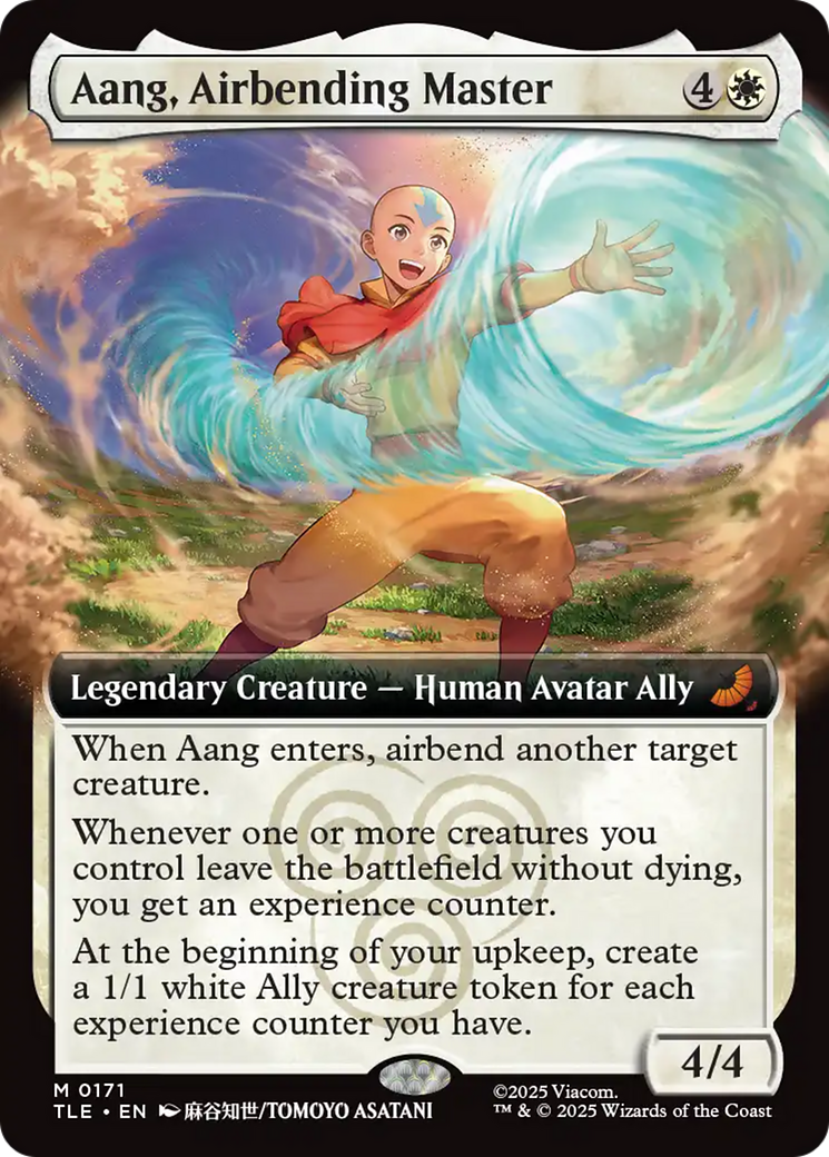 Aang, Airbending Master (Extended Art) [Avatar: The Last Airbender: Eternal-Legal] - The Mythic Store | 24h Order Processing
