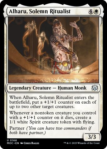 Alharu, Solemn Ritualist [March of the Machine Commander] - The Mythic Store | 24h Order Processing