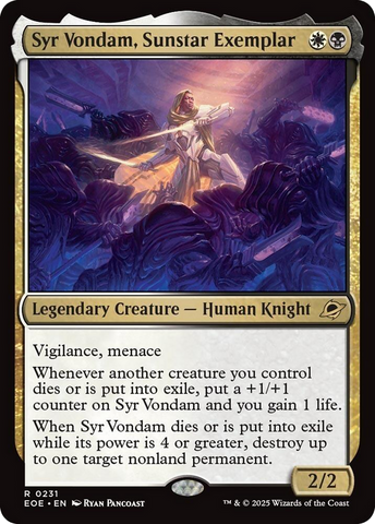 Syr Vondam, Sunstar Exemplar [Edge of Eternities] - The Mythic Store | 24h Order Processing