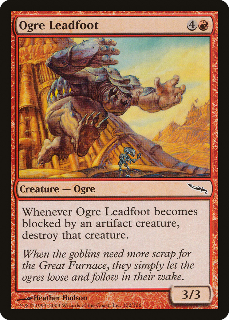 Ogre Leadfoot [Mirrodin] - The Mythic Store | 24h Order Processing