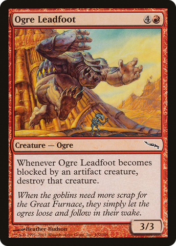 Ogre Leadfoot [Mirrodin] - The Mythic Store | 24h Order Processing