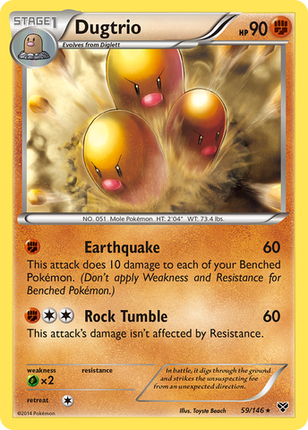 Dugtrio (59/146) [XY: Base Set] - The Mythic Store | 24h Order Processing