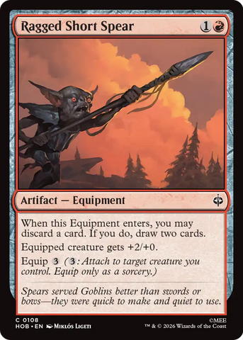 Ragged Short Spear [The Hobbit] - The Mythic Store | 24h Order Processing
