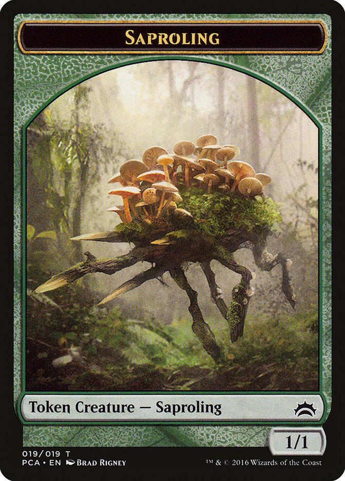 Dragon // Saproling Double-Sided Token [Planechase Anthology Tokens] - The Mythic Store | 24h Order Processing