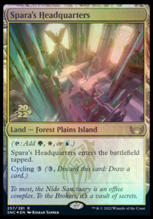 Spara's Headquarters [Streets of New Capenna Prerelease Promos] - The Mythic Store | 24h Order Processing