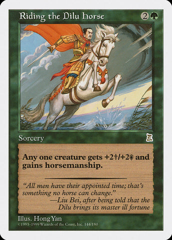 Riding the Dilu Horse [Portal Three Kingdoms] - The Mythic Store | 24h Order Processing
