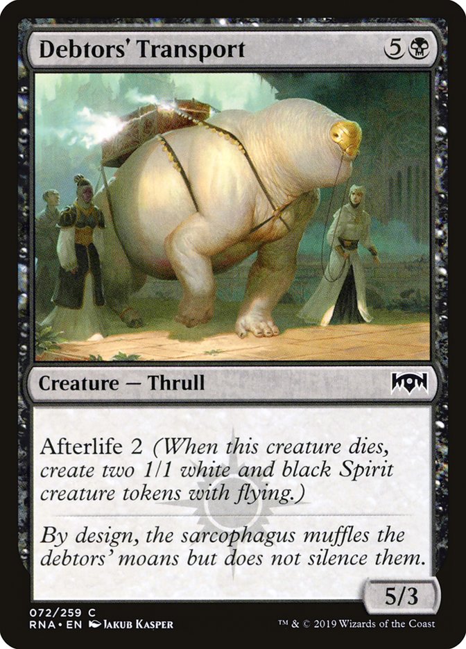 Debtors' Transport [Ravnica Allegiance] - The Mythic Store | 24h Order Processing