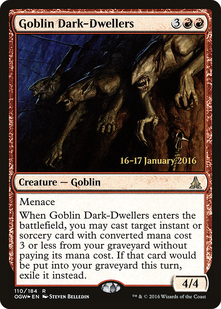 Goblin Dark-Dwellers [Oath of the Gatewatch Prerelease Promos] - The Mythic Store | 24h Order Processing