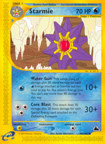 Starmie (44/144) [Skyridge] - The Mythic Store | 24h Order Processing