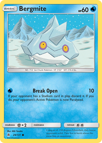 Bergmite (29/131) [Sun & Moon: Forbidden Light] - The Mythic Store | 24h Order Processing