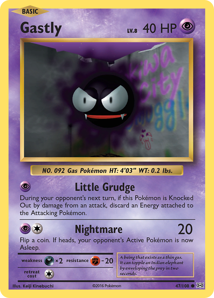 Gastly (47/108) [XY: Evolutions] - The Mythic Store | 24h Order Processing