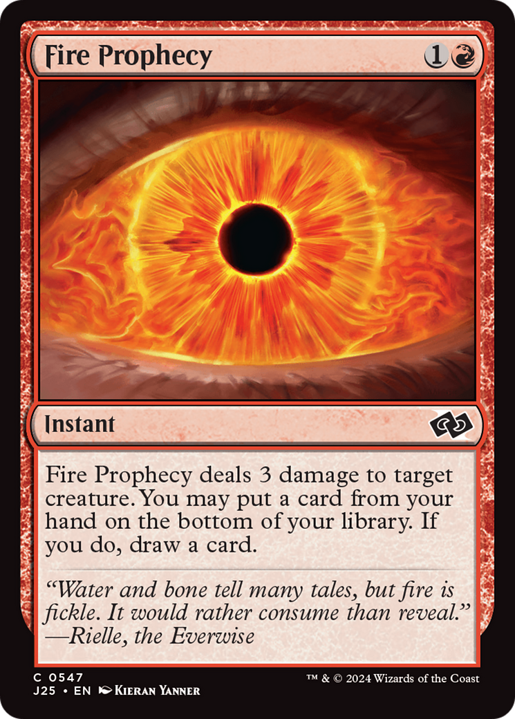 Fire Prophecy [Foundations Jumpstart] - The Mythic Store | 24h Order Processing