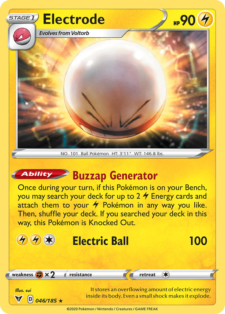 Electrode (046/185) [Sword & Shield: Vivid Voltage] - The Mythic Store | 24h Order Processing