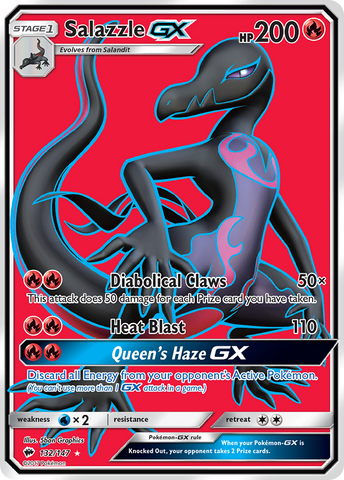 Salazzle GX (132/147) [Sun & Moon: Burning Shadows] - The Mythic Store | 24h Order Processing