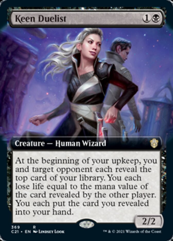 Keen Duelist (Extended Art) [Commander 2021] - The Mythic Store | 24h Order Processing