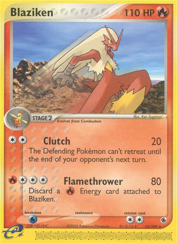 Blaziken (15/109) [EX: Ruby & Sapphire] - The Mythic Store | 24h Order Processing
