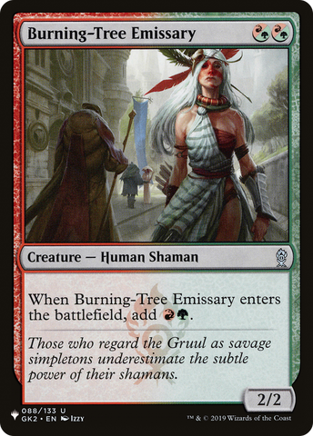 Burning-Tree Emissary [The List] - The Mythic Store | 24h Order Processing