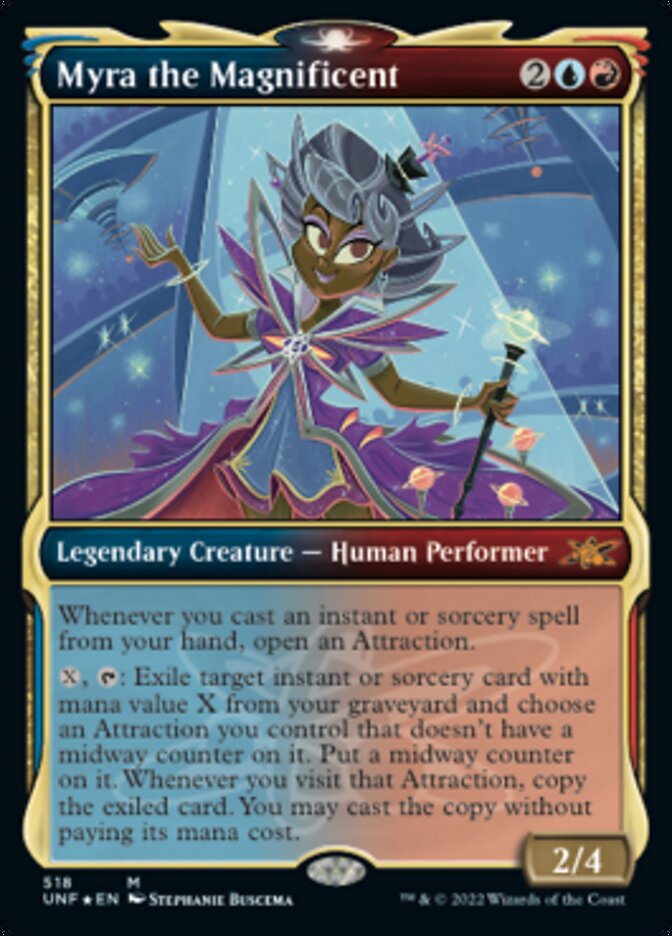 Myra the Magnificent (Showcase) (Galaxy Foil) [Unfinity] - The Mythic Store | 24h Order Processing