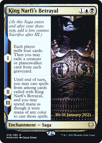 King Narfi's Betrayal [Kaldheim Prerelease Promos] - The Mythic Store | 24h Order Processing