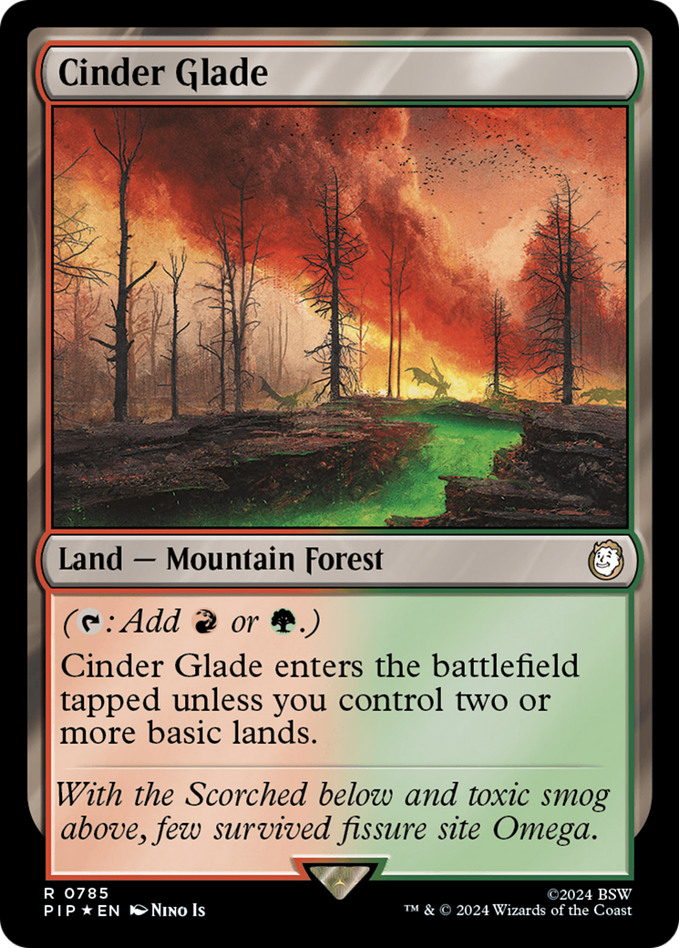 Cinder Glade (Surge Foil) [Fallout] - The Mythic Store | 24h Order Processing