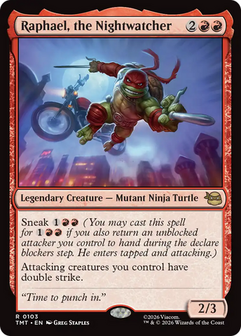 Raphael, the Nightwatcher [Teenage Mutant Ninja Turtles] - The Mythic Store | 24h Order Processing