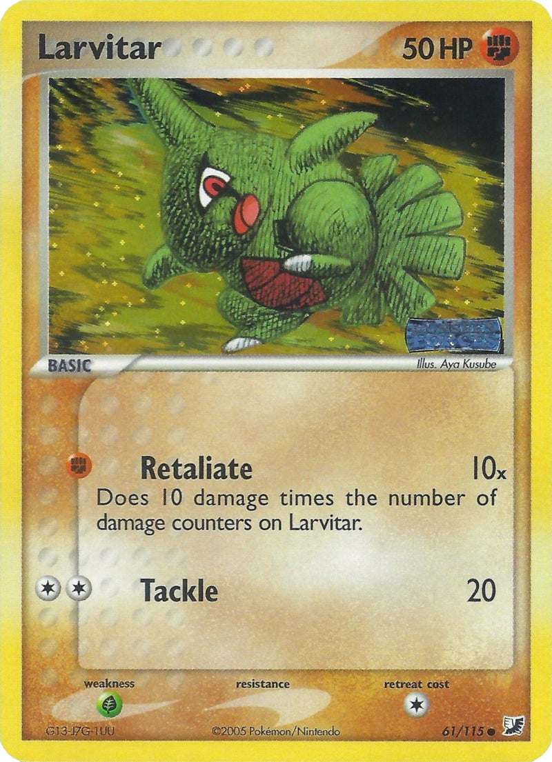Larvitar (61/115) (Stamped) [EX: Unseen Forces] - The Mythic Store | 24h Order Processing