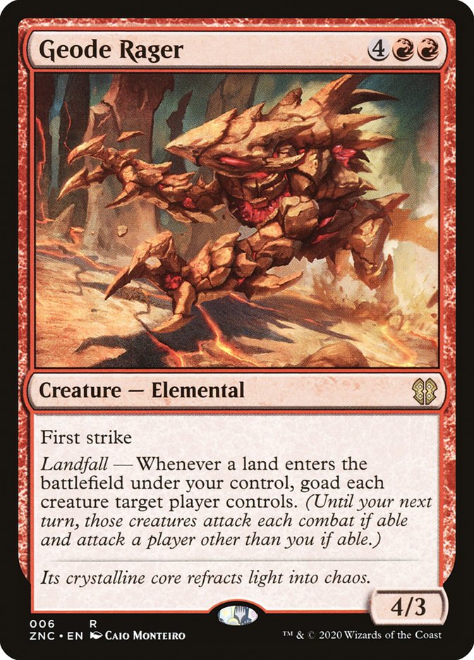 Geode Rager [Zendikar Rising Commander] - The Mythic Store | 24h Order Processing