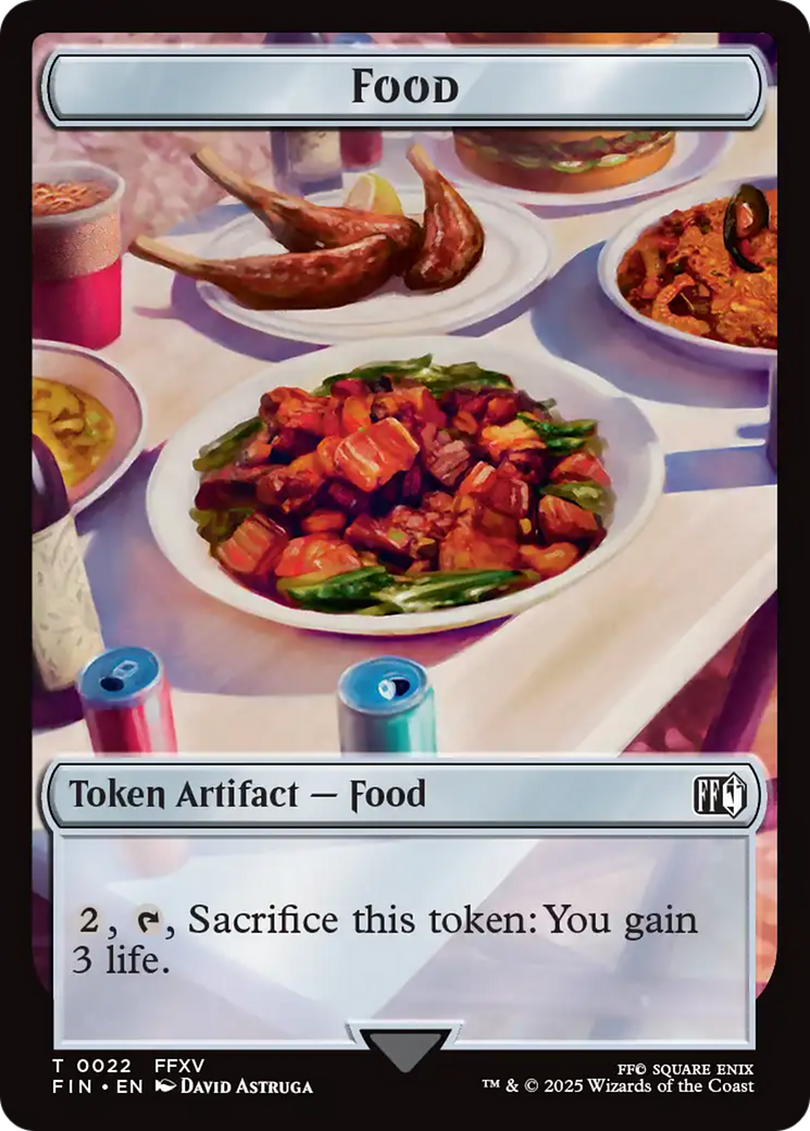 Hero (0004) // Food Double-Sided Token [FINAL FANTASY Tokens] - The Mythic Store | 24h Order Processing