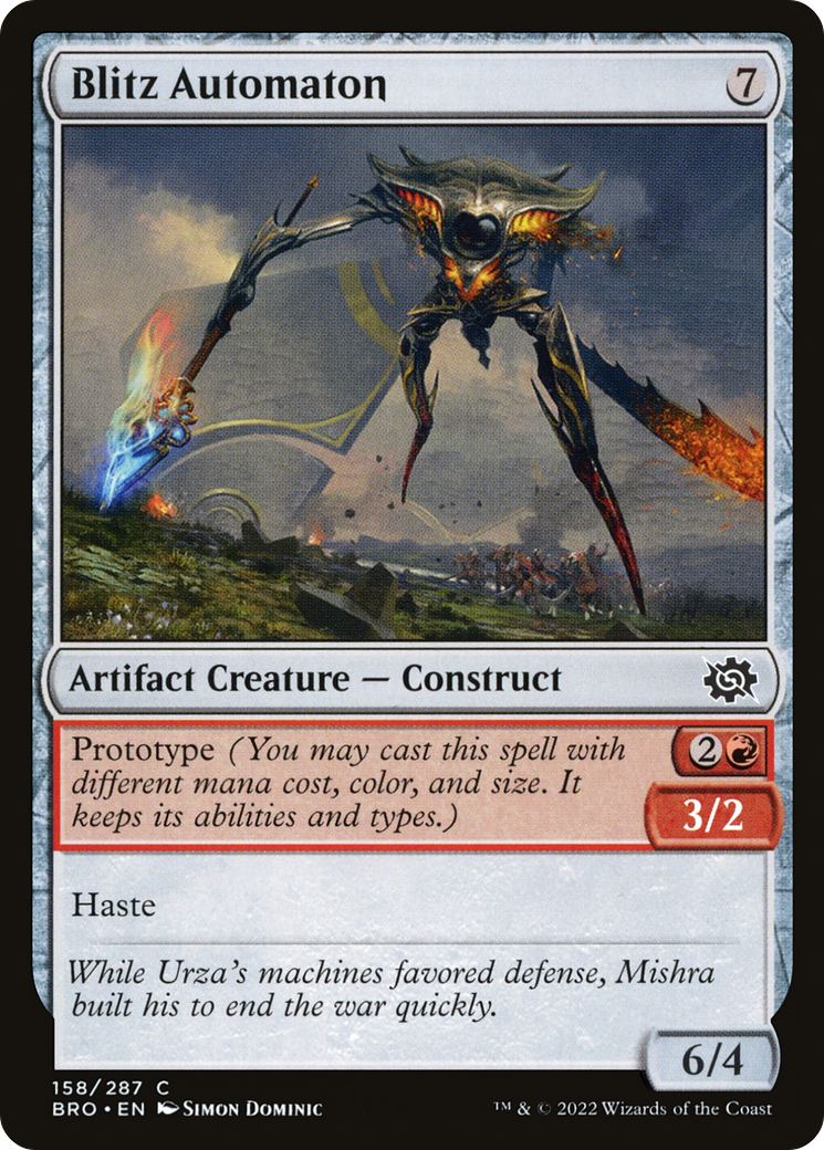 Blitz Automaton [The Brothers' War] - The Mythic Store | 24h Order Processing