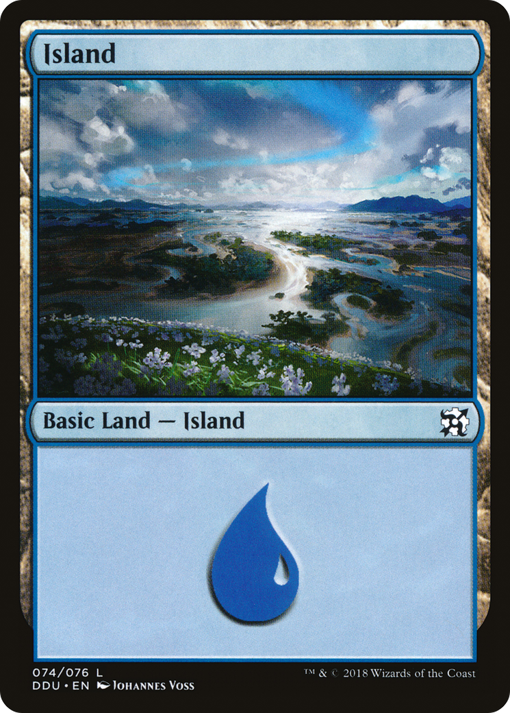 Island (74) [Duel Decks: Elves vs. Inventors] - The Mythic Store | 24h Order Processing
