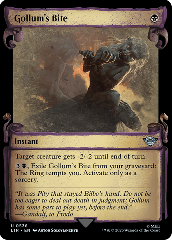 Gollum's Bite [The Lord of the Rings: Tales of Middle-Earth Showcase Scrolls] - The Mythic Store | 24h Order Processing