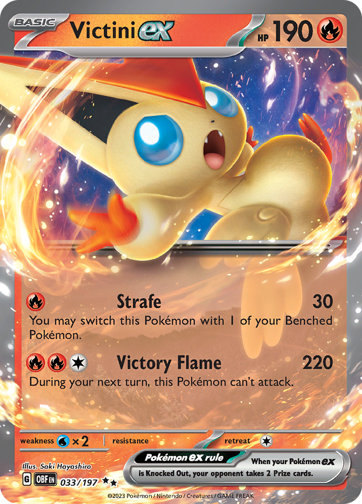 Victini ex (033/197) [Scarlet & Violet: Obsidian Flames] - The Mythic Store | 24h Order Processing