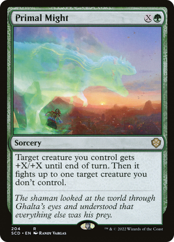 Primal Might [Starter Commander Decks] - The Mythic Store | 24h Order Processing