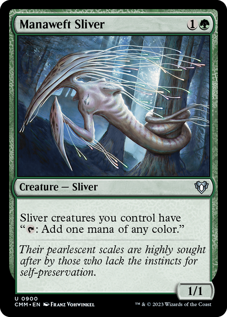 Manaweft Sliver [Commander Masters] - The Mythic Store | 24h Order Processing