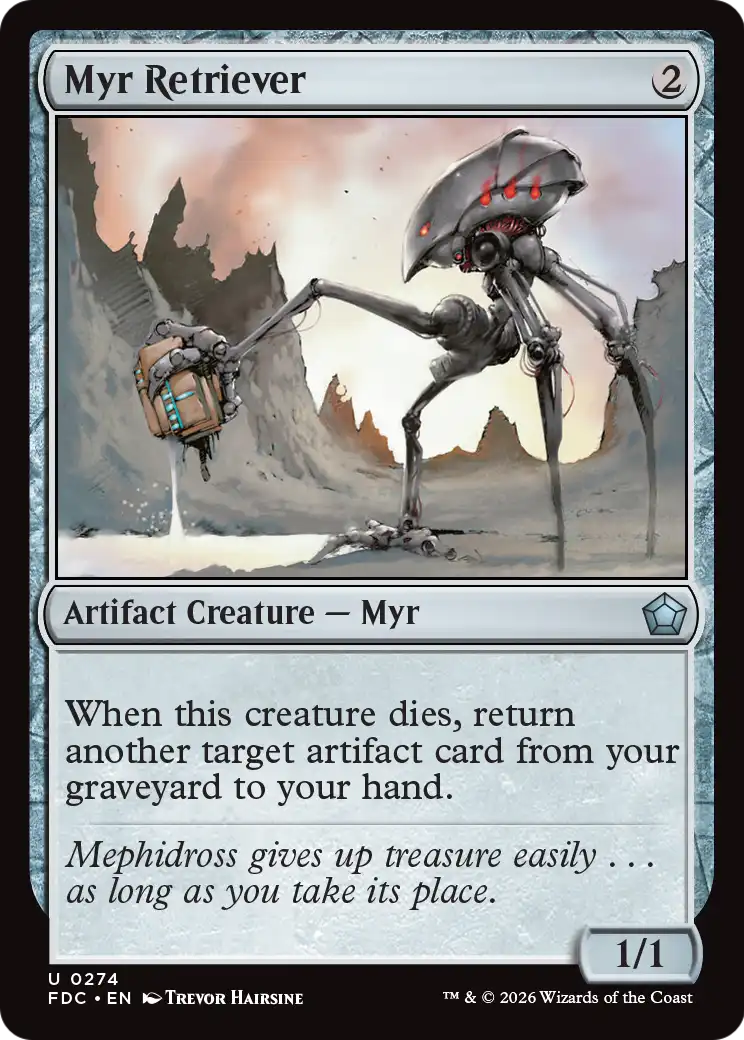 Myr Retriever [Foundations Commander] - The Mythic Store | 24h Order Processing