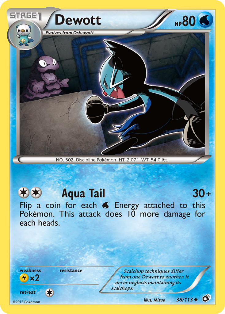 Dewott (38/113) [Black & White: Legendary Treasures] - The Mythic Store | 24h Order Processing