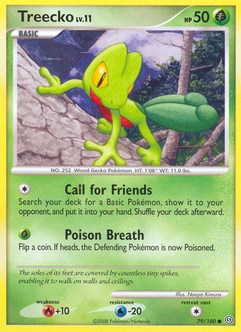 Treecko (79/100) [Diamond & Pearl: Stormfront] - The Mythic Store | 24h Order Processing