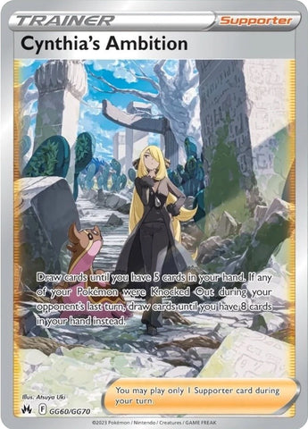 Cynthia's Ambition (GG60/GG70) [Sword & Shield: Crown Zenith] - The Mythic Store | 24h Order Processing